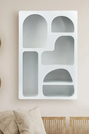 Étagère troglodyte blanche Prix Choc